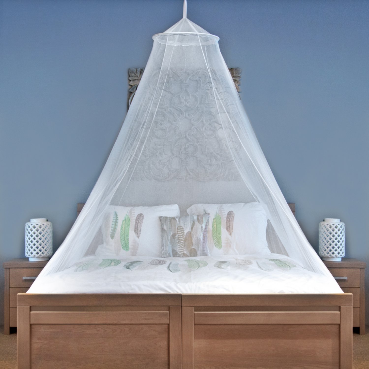 Bed net for mosquitoes and no see ums